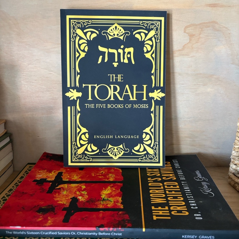 The Torah: The Five Books of Moses - Yellow and Black Cover